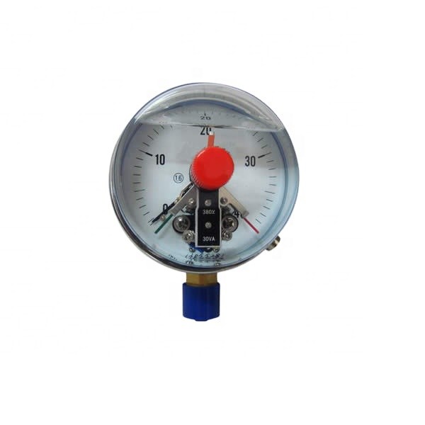 소형 유체 압력 측정기 316 스테인리스 스틸 파이프 압력 측정기