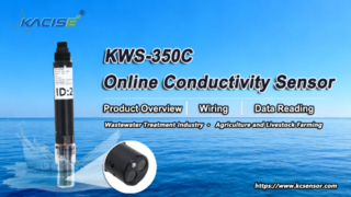 KWS-350C 온라인 전도도 센서 개요, 배선 및 데이터 판독