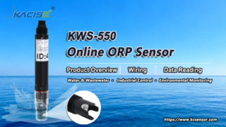 KWS-550 온라인 ORP 센서 개요, 배선 및 데이터 판독