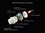 거리를 위한 초음파 센서와 KUS550의 준위 측정