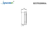 KUFS2000A를 탑재하는 Split / 파이프 유형 물 초음파 유량 측정 기구 벽
