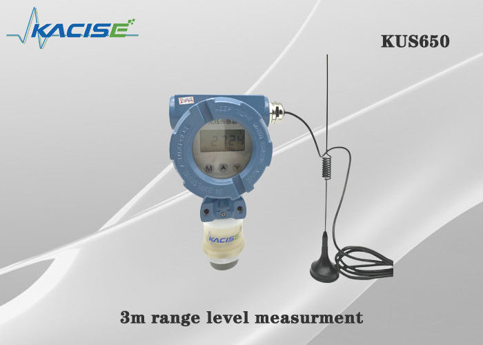 KUS650A 3m 범위 무선 초음파 레벨 센서 IP68 보호 및 4G/Lora/GPRS/NB 출력 액체 레벨 측정