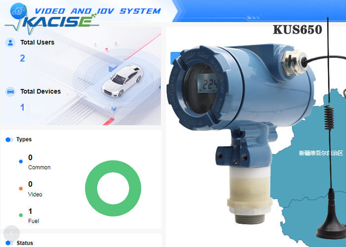 KUS650A 3m 범위 무선 초음파 레벨 센서 IP68 보호 및 4G/Lora/GPRS/NB 출력 액체 레벨 측정