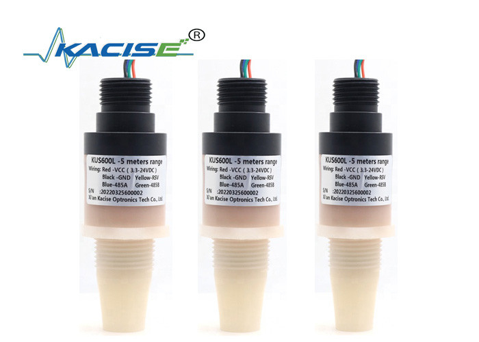 PVDF 5m 초음파 수위 측정기 5V RS485 출력 액체 레벨 센서 KUS600