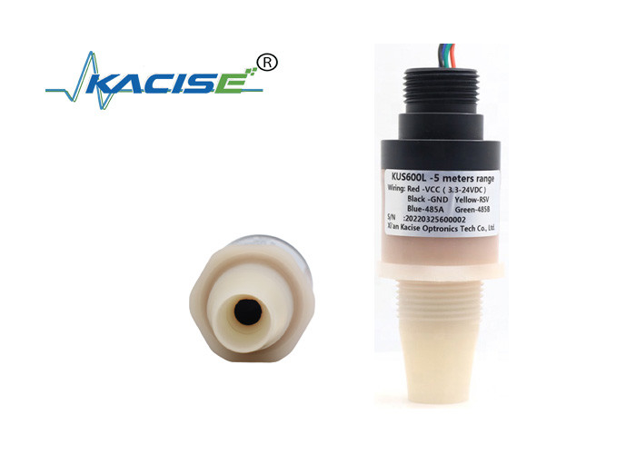 PVDF 5m 지능형 초음파 수위 측정기 5V RS485 출력 액체 레벨 센서 KUS600