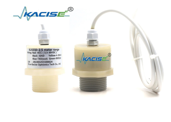 3m 무선 초음파 탱크 레벨 센서 5V RS485 PTFE 수심 센서