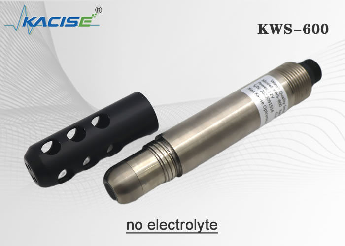 KWS-600 온라인 형광 용해 산소 센서, 망막 없이 전해질 없이 RS485 모드버스 출력 및 IP68 방수
