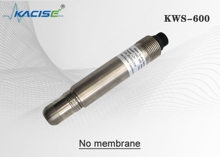 KWS-600 온라인 형광 용해 산소 센서, 망막 없이 전해질 없이 RS485 모드버스 출력 및 IP68 방수
