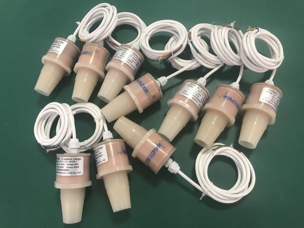 RS485 출력 및 IP68 방수성으로 12V 고정도 초음파 레벨 센서