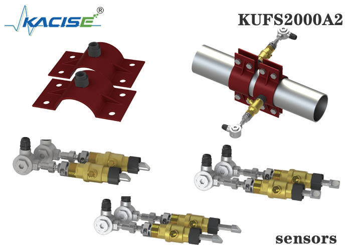 KUFS2000A2 쌍방향 측정 및 RS485 MODBUS 인터페이스와 함께 DN50-DN6000 파이프에 대한 벽에 장착 된 초음파 흐름 미터