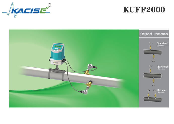 관경 DN50mm - DN6000mm을 위한 KUFF2000 고정 삽입 초음파 유량 측정 기구