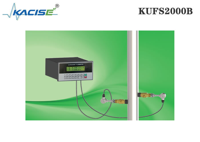 KUFS2000B 패널 마운트 삽입 초음파 흐름 미터 DN50-DN6000 파이프 및 RS485 MODBUS 인터페이스의 ± 1% 정확도