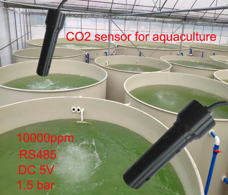 IP68 RS485 인터페이스와 10000PPM 용해된 CO2 검출을 갖춘 수질 모니터링 센서