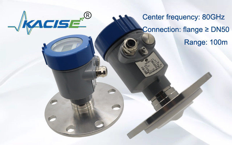 KACISE OEM 80GHz 레이더 레벨 센서 4-20mA 출력 및 IP67 보호