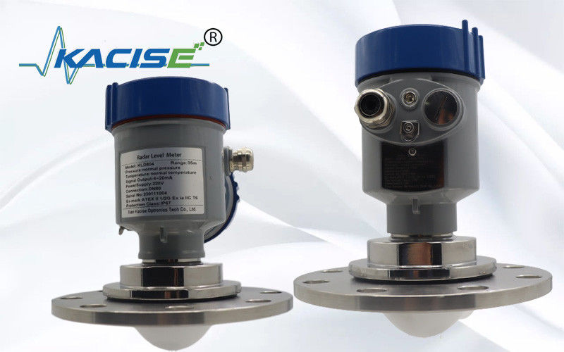 Kacise OEM 80GHz 레이더 레벨 센서 100m 범위 FMCW 레이더 레벨 미터 IP67 보호 및 디스플레이