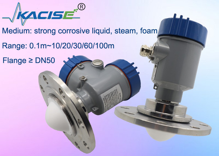 Kacise OEM 컴팩트 레이더 레벨 센서 송신기 80G 60m 레이더 레벨 가이브 IP67