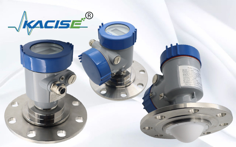 Kacise OEM 컴팩트 레이더 레벨 센서 송신기 80G 60m 레이더 레벨 가이브 IP67