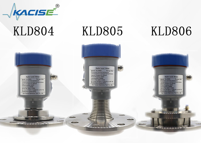 KLD800 일련 80G 레이더 레벨 게이지 PTFE 안테나 크기 작은 맹점
