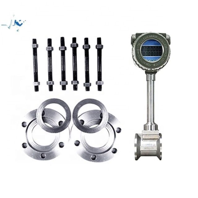 RS485 DN15-DN1800mm 파이프에 대한 플랜지 클램프 연결과 함께 바이오 가스 소용돌이 흐름 미터
