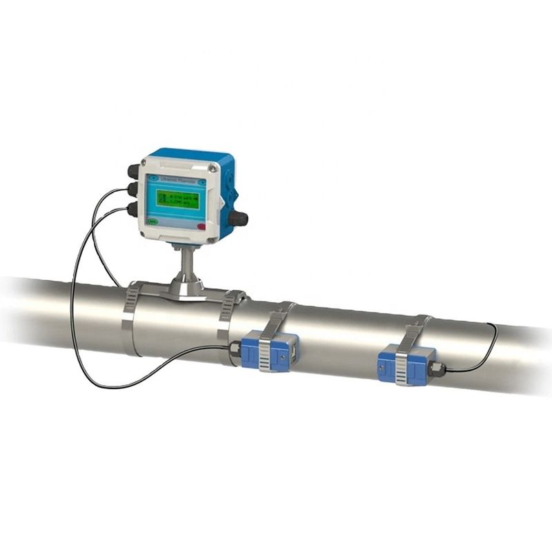 DN15-DN6000mm 튜브 및 IP68 보호를 위한 1.0% 정확도의 경제적인 디지털 초음파 유량계