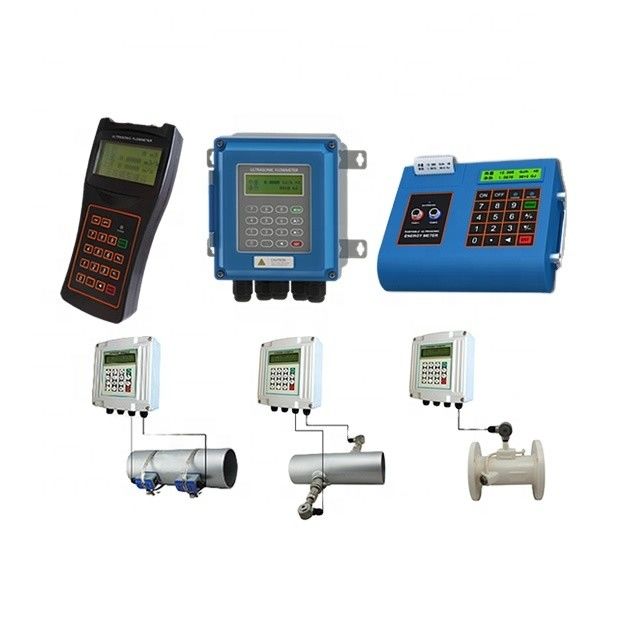 IP68 보호 및 넓은 온도 범위 -30℃~160℃를 갖춘 고정확도 ±0.5% 디지털 초음파 유량계