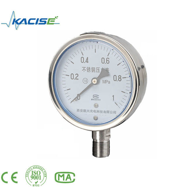 60mm 알루미늄 오일 가득한 LPG 질소 압력 측정기 고 점착성 및 부식성 매체