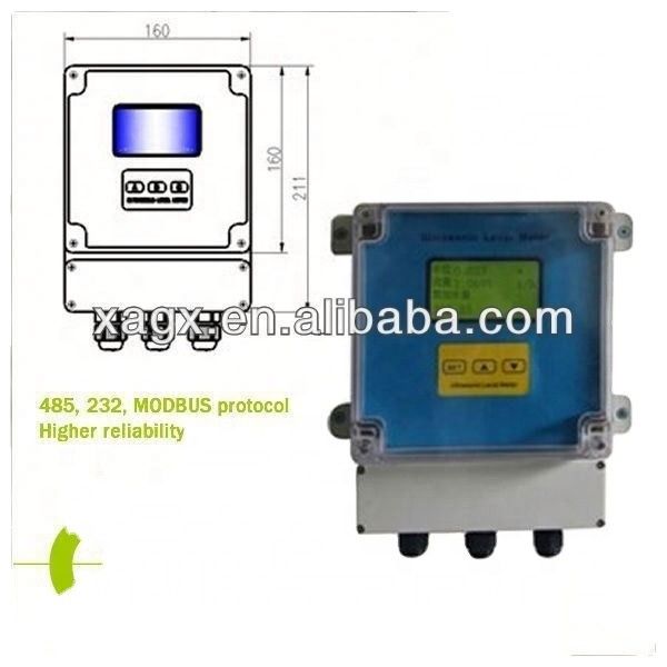 저비용 지능형 몰입 초음파 변환기 비접촉 측정 및 Modbus 프로토콜 지원