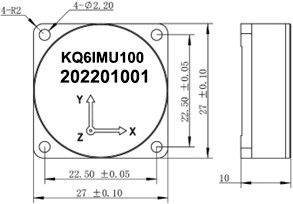 RS422 인터페이스 MEMS 자이로스코프 센서, 폭 넓은 온도 범위 -40°C+65°C 및 향상된 데이터 정확성