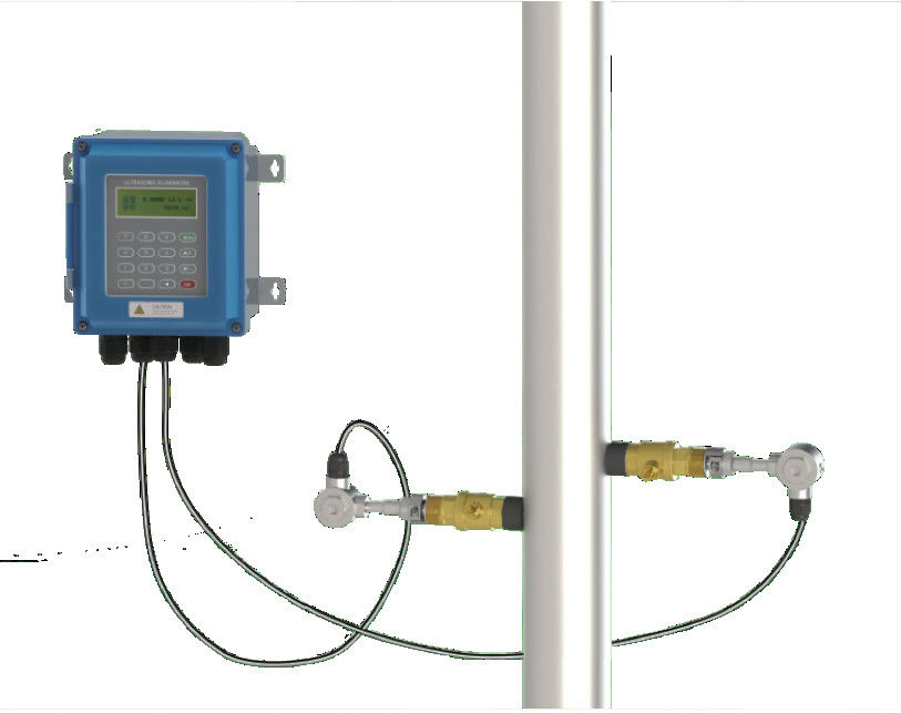 변수 영역 디지털 초음파 흐름 미터 액체 측정용 DN15 ~ 6000mm 파이프 지름과 RS485 Modbus 통신