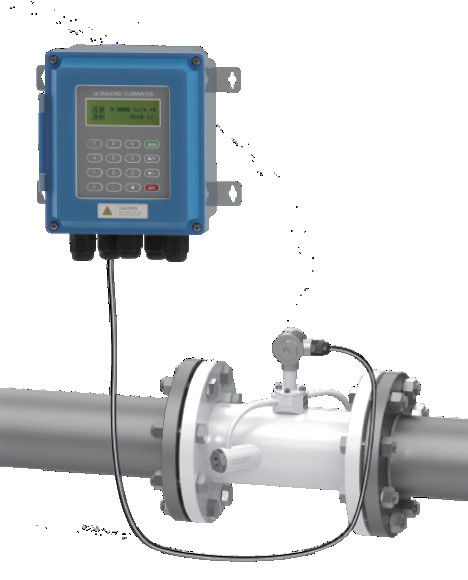 변수 영역 디지털 초음파 흐름 미터 액체 측정용 DN15 ~ 6000mm 파이프 지름과 RS485 Modbus 통신