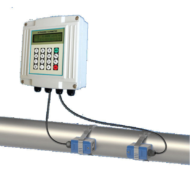 변수 영역 디지털 초음파 흐름 미터 액체 측정용 DN15 ~ 6000mm 파이프 지름과 RS485 Modbus 통신