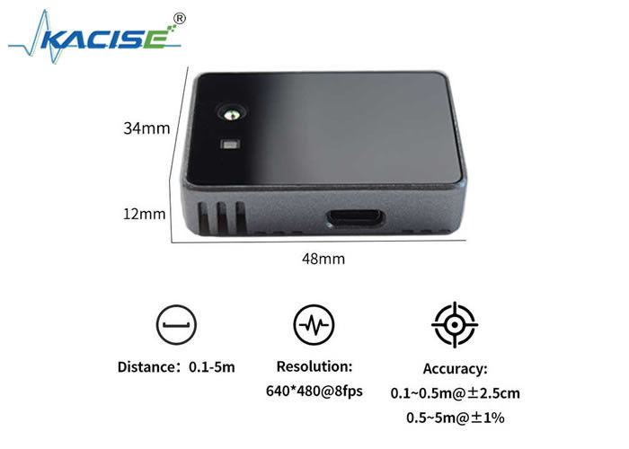 KL3A-05U 3D Solid-State Lidar 0.1-5m Range H60°×V45° FOV 및 소매점용 USB 2.0 타입 C 인터페이스