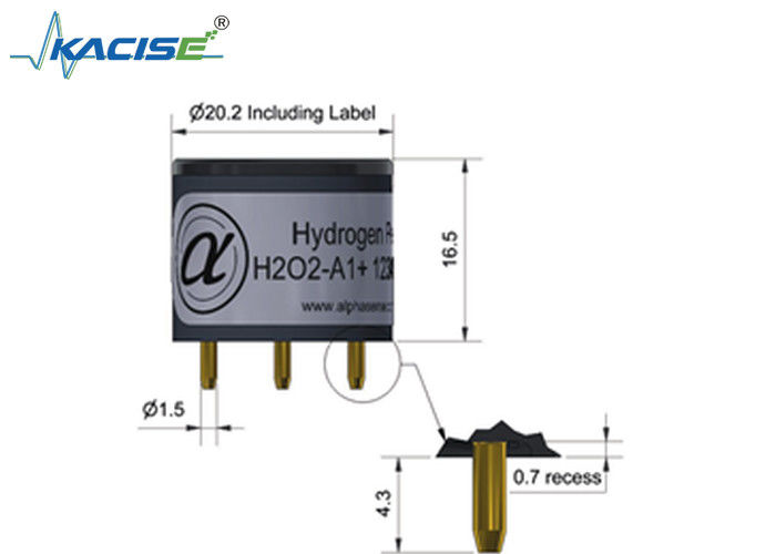 H202-A1/H202-A1+ 과산화수소 센서 50 ~ 90 감도, < 25 반응 시간 및 2000 범위
