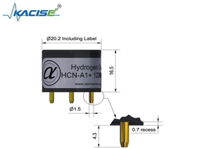 HCN-A1/HCN-A1 수소 사이안이드 센서 정밀 탐지 선형성 4~8 범위 100