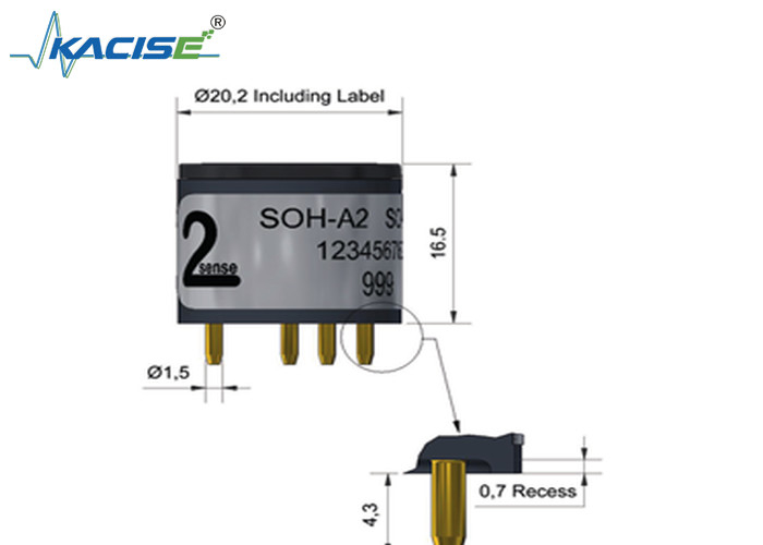 SOH-A2/SOH-A2 황산화물 수소황산 분석기 20 범위와 140-250 감도