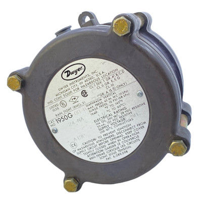 도이어 폭발 방지 차차 압력 스위치 (모델 1950G-0-B-120-NA & 1950G-00-B-240)