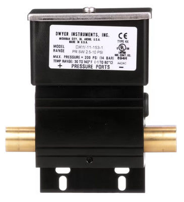 Dwyer 시리즈 DX 수건 / 수건 차차 SPDT 압력 스위치 (모델 DXW-11-153-1에서 DXW-11-153-4)