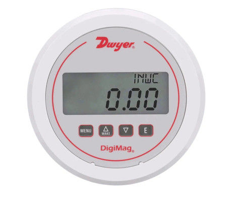 Dwyer DM-1000 DigiMag 디지털 차압 게이지(±1% 정확도, 스테인리스 스틸 재질, 1/8 NPT 연결 포함)