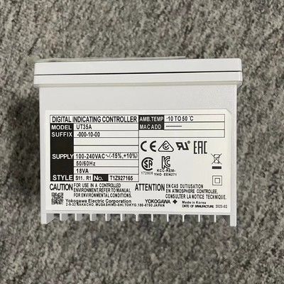 UT35A 디지털 온도 컨트롤러 14 세그먼트 컬러 LCD, 사다리 순서 제어 및 이더넷 통신
