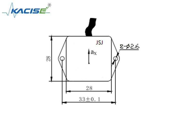 0.5~4.5V 출력 ±1g 범위 및 넓은 측정 범위의 일축 가속도 측정 센서