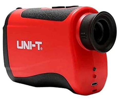 UNI-T LM1000 레이저 원격 측정기 450 야드 범위 다중 측정 기능과 컴팩트 디자인
