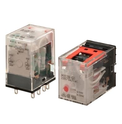 24VDC 동작, 662 Ω 코일 저항 및 DPDT 연락 양식
