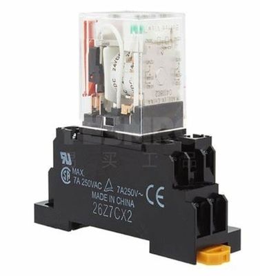 24VDC 동작, 662 Ω 코일 저항 및 DPDT 연락 양식