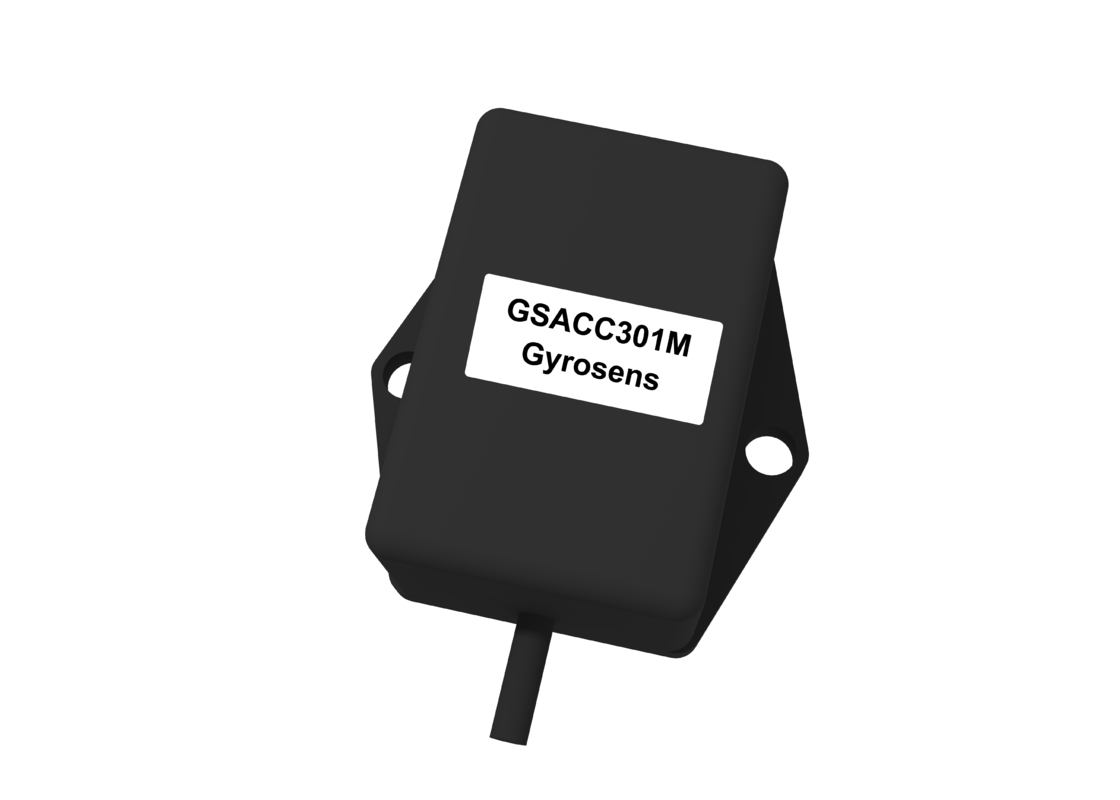 GSACC301M MEMS 가속도계, ±3 g 범위, 0.001g 분해능 및 항공기 안정성 제어를 위한 ≥500 Hz 대역폭
