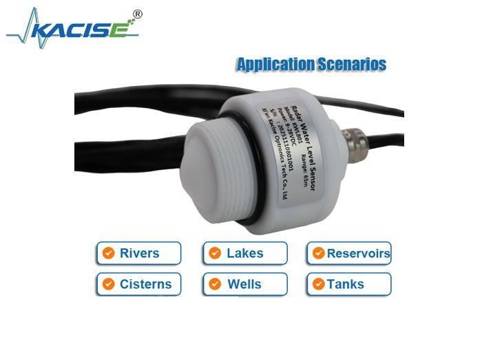 KWL801 비접촉 레이더 수면 수준 센서 76GHz-81GHz 주파수 범위 65m 측정 범위 및 ±1mm 정확도