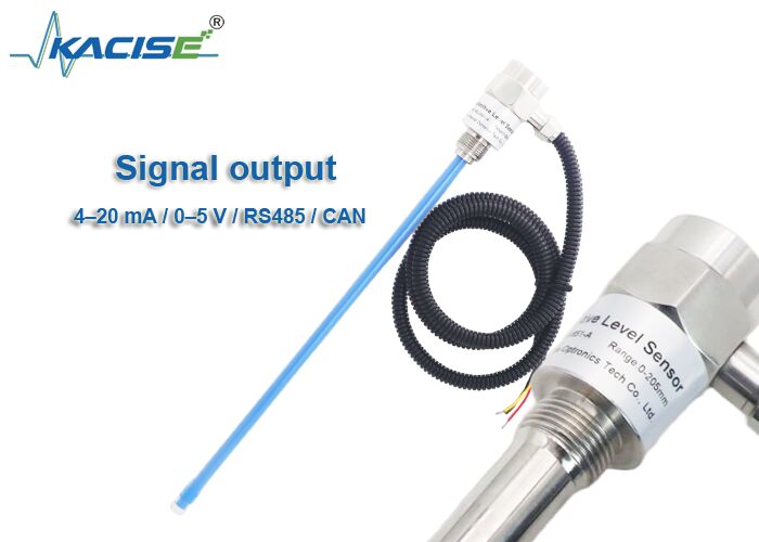 KSLV651-A IP68 보호 기능의 컴팩트 레벨 센서, FEP 프로브 및 자가 적응 측정
