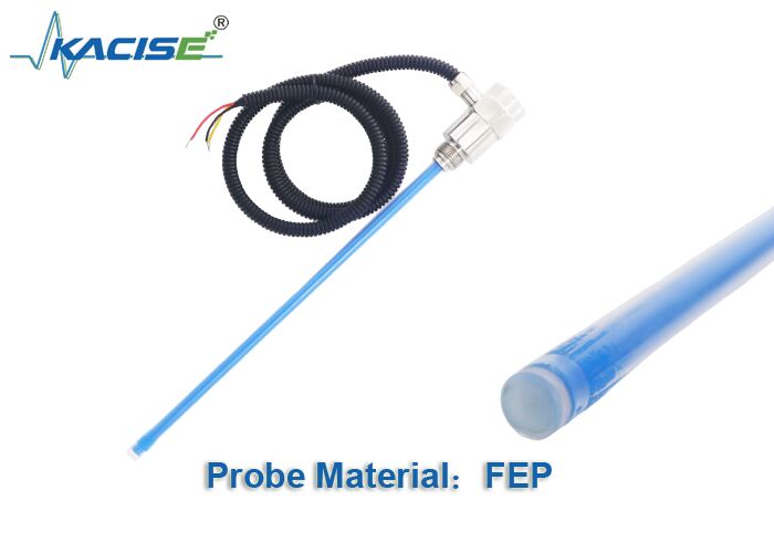 KSLV651-A IP68 보호 기능의 컴팩트 레벨 센서, FEP 프로브 및 자가 적응 측정