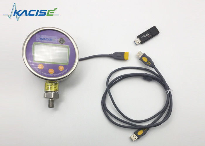 0.05%FS 정확도 및 4000mAh 리튬 배터리 터치 버튼 데이터 로거를 갖춘 정밀 디지털 압력 게이지 GXPS201C